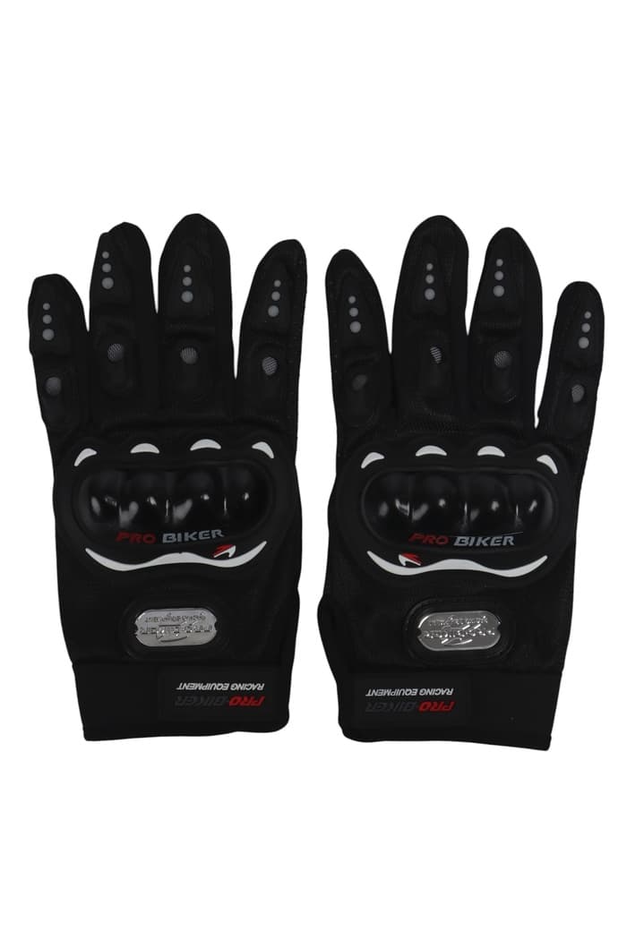 Перчатки мотоциклетные с защитными вставками, пара, размер XXL, черные