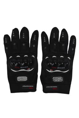 Перчатки мотоциклетные с защитными вставками, пара, размер XXL, черные