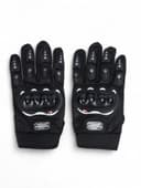 Перчатки мотоциклетные с защитными вставками, пара, размер XL, черные