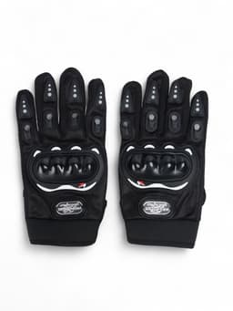 Перчатки мотоциклетные с защитными вставками, пара, размер XL, черные
