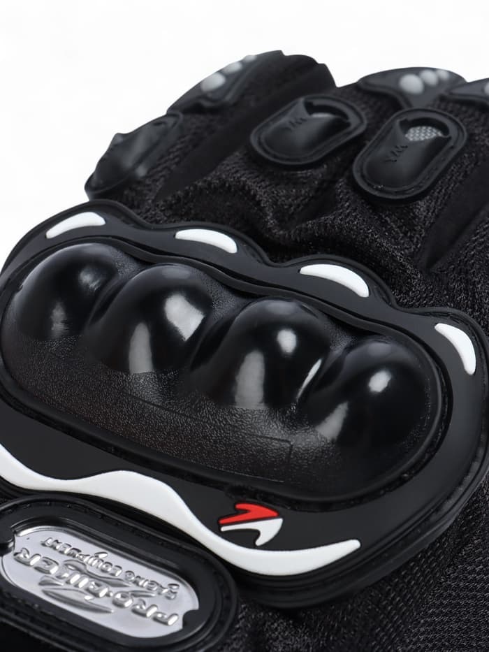 Перчатки мотоциклетные с защитными вставками, пара, размер XL, черные