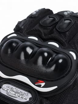 Перчатки мотоциклетные с защитными вставками, пара, размер XL, черные