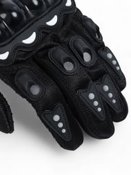 Перчатки мотоциклетные с защитными вставками, пара, размер XL, черные