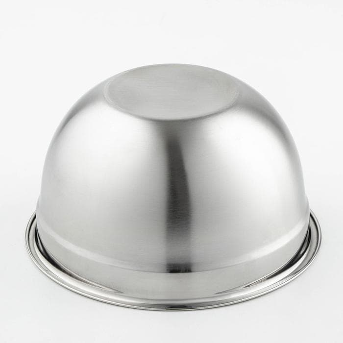 Миска, 1.2 л, 20×10.2 см, с мерной шкалой, толщина 0.6 мм, нержавеющая сталь