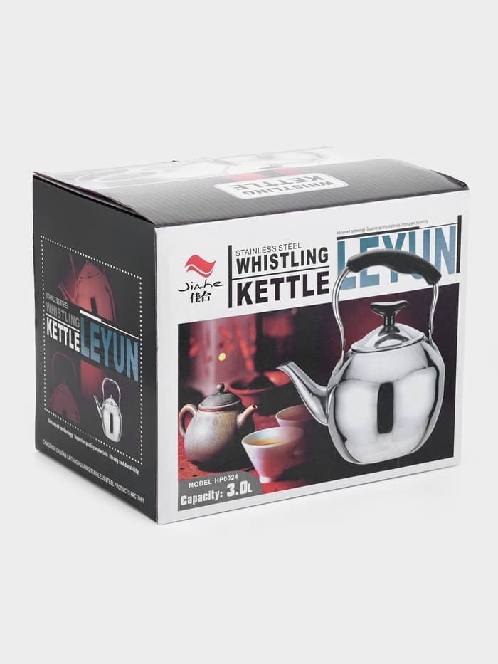 Заварочный чайник «Аркадий», 3 л, нержавеющая сталь, хромированный