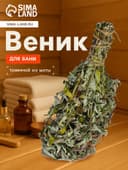 Веник для бани, мята, 45 (± 5 см), «Добропаровъ»