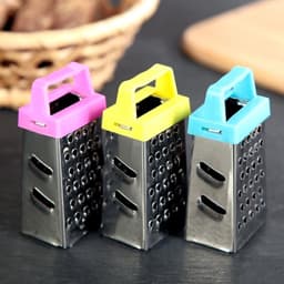 Тёрка четырёхгранная c магнитом Доляна, 3.5×7×3 см, МИКС