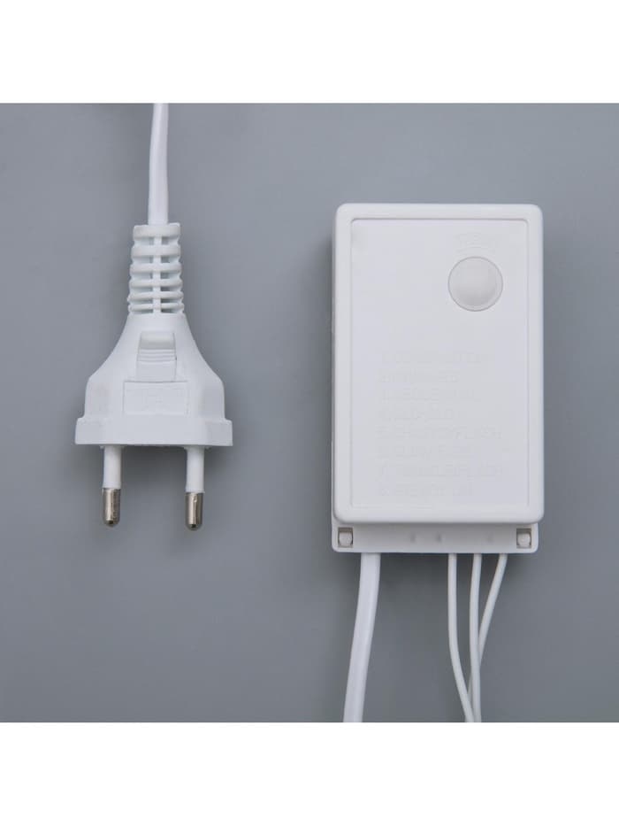 Гирлянда «Нить» 10 м, IP44, белая нить, 100 LED, свечение фиолетовое, 8 режимов, 220 В