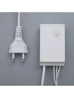 Гирлянда «Нить» 10 м, IP44, белая нить, 100 LED, свечение фиолетовое, 8 режимов, 220 В