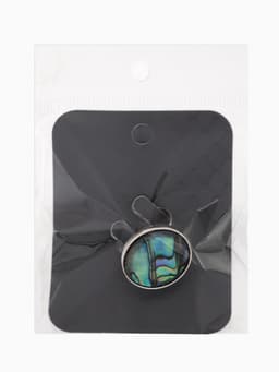 Кольцо из эпоксидной смолы «Галиотис», круг, безразмерное