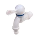 Кран, наружная резьба 3/4", для шланга 5/8" (16 мм), пластик, Greengo