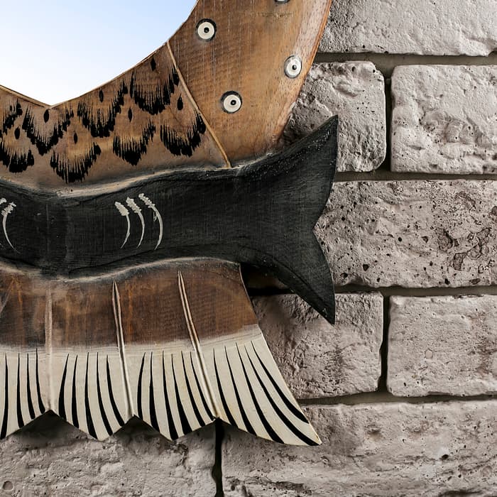 Панно зеркальное «Сова», 1.5×33×60 см