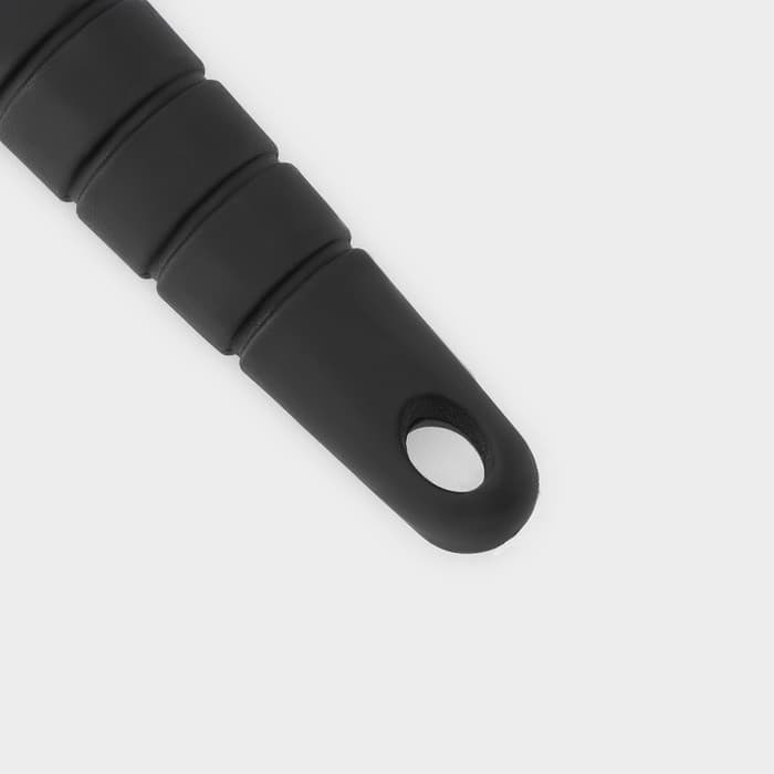 Лопатка с прорезями Доляна «Брауни», 32×7 см, серая, бежевая