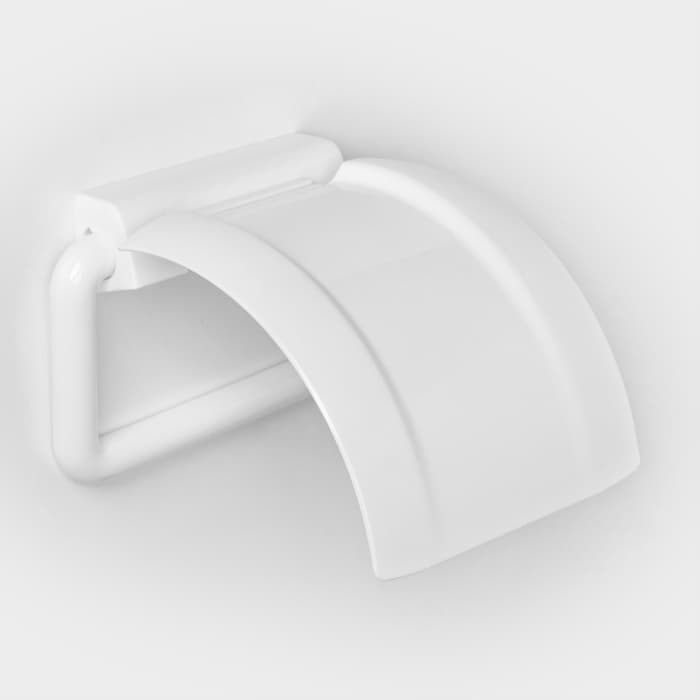 Держатель для туалетной бумаги IDEA, пластик, 6×17×4.5 см, белый