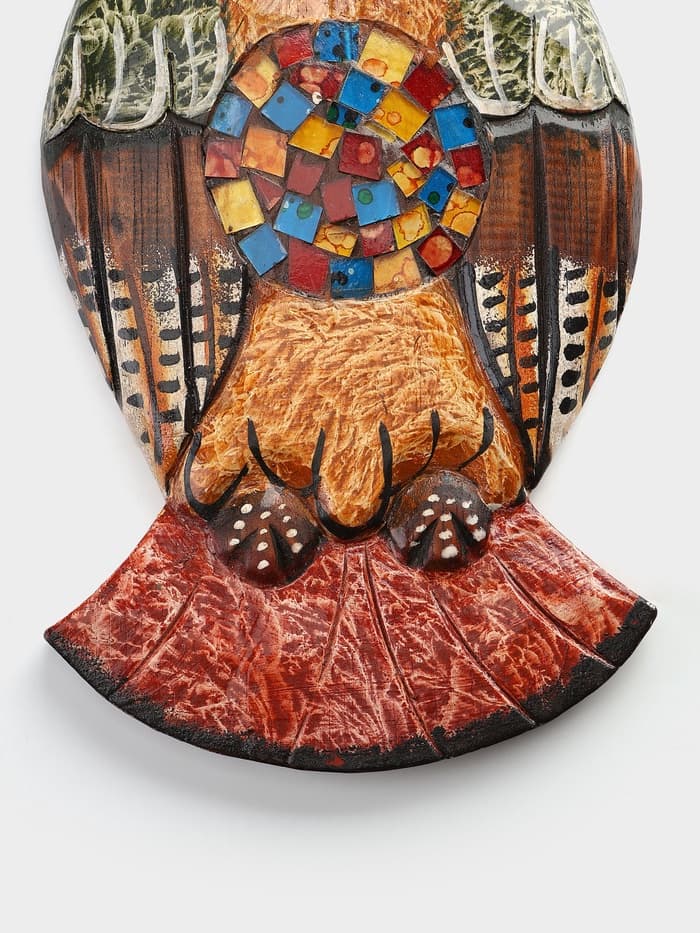 Настенное панно «Сова - радуга», 33×16×2 см
