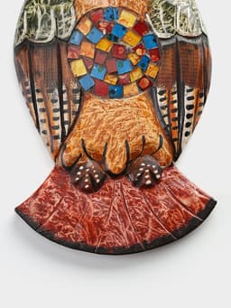 Настенное панно «Сова - радуга», 33×16×2 см