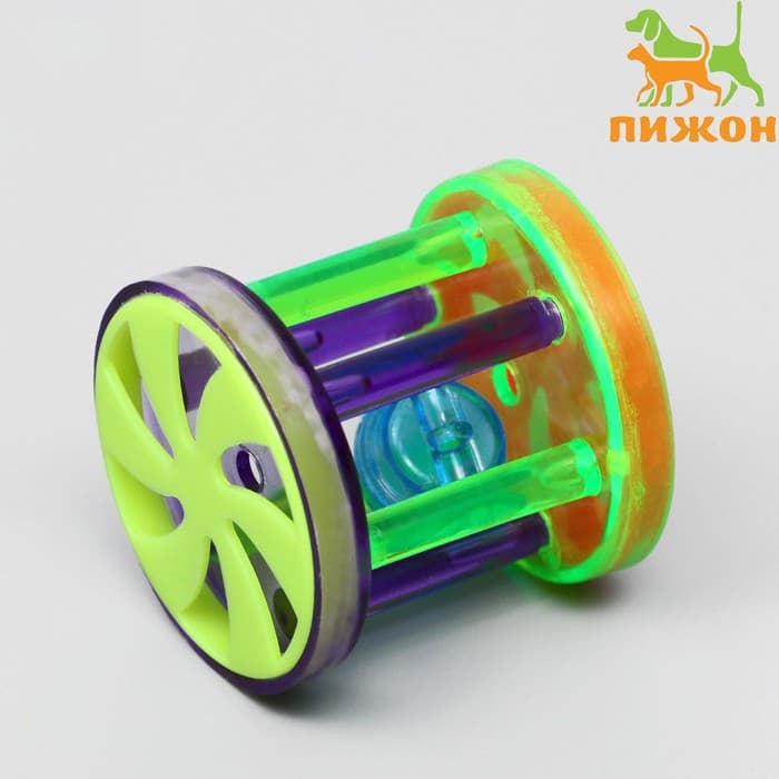 Игрушка для кошек «Арена», 4 см, с бубенчиком, МИКС