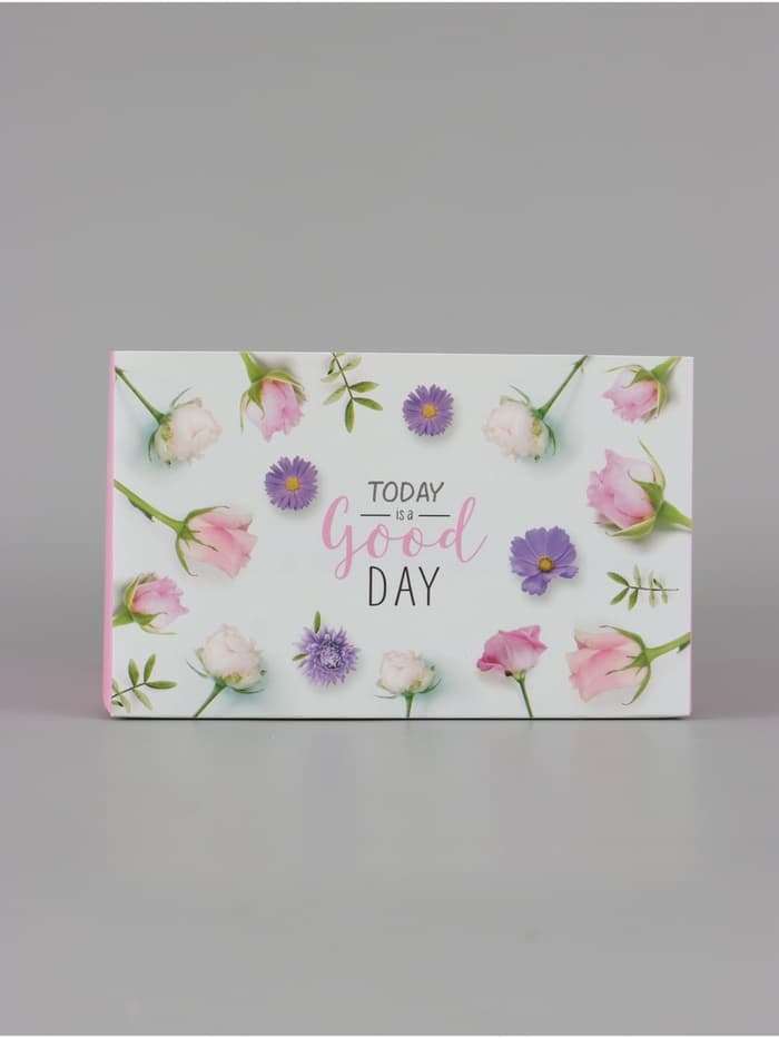 Коробка для капкейков, кондитерская упаковка, 4 ячейки «Today is a good day», 16×16×10 см