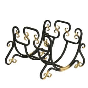 Дровница «Винтаж», 60×50×40 см, сталь, кованая, чёрная