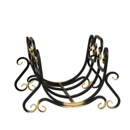 Дровница «Винтаж», 60×50×40 см, сталь, кованая, чёрная