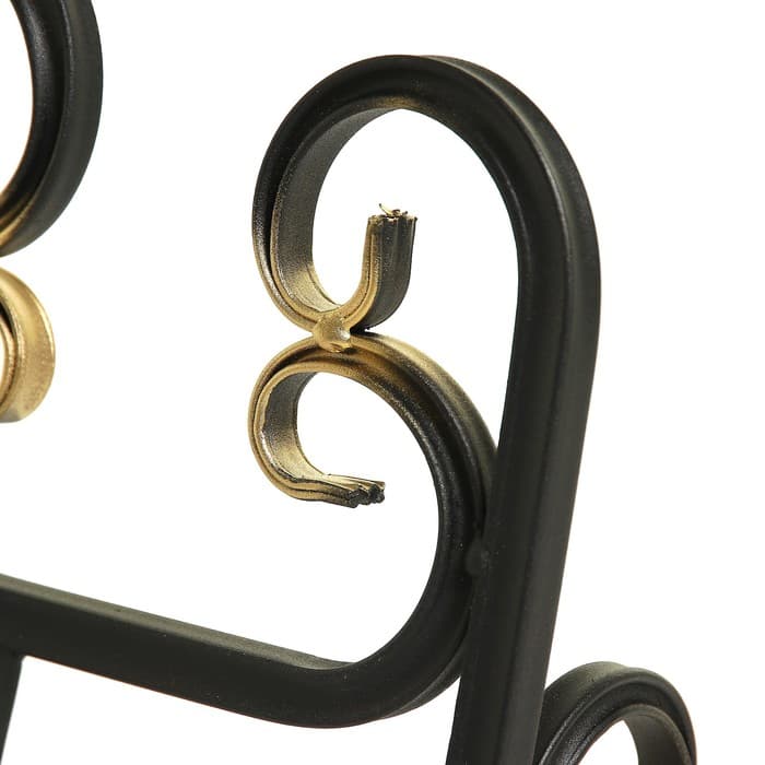 Дровница «Винтаж», 60×50×40 см, сталь, кованая, чёрная