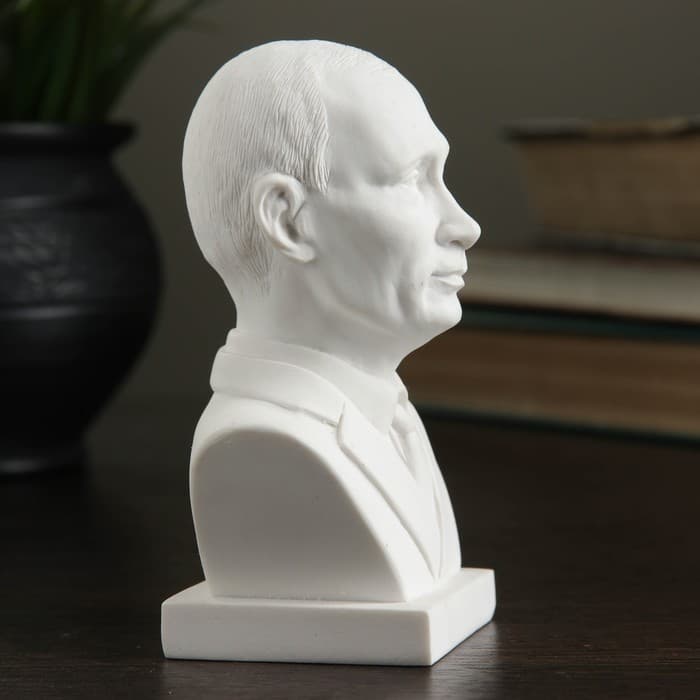 Фигурка «Бюст Путина», белый, 11.5 см