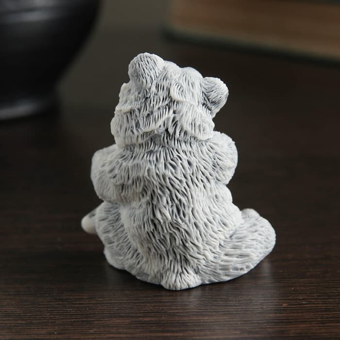 Фигурка «Медвежонок с рыбой», 6.5 см, МИКС