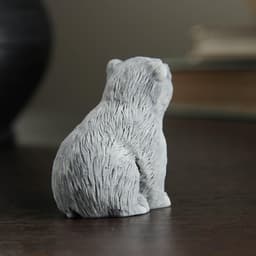 Фигурка «Медвежонок сидит», мраморная крошка, 4.5 см