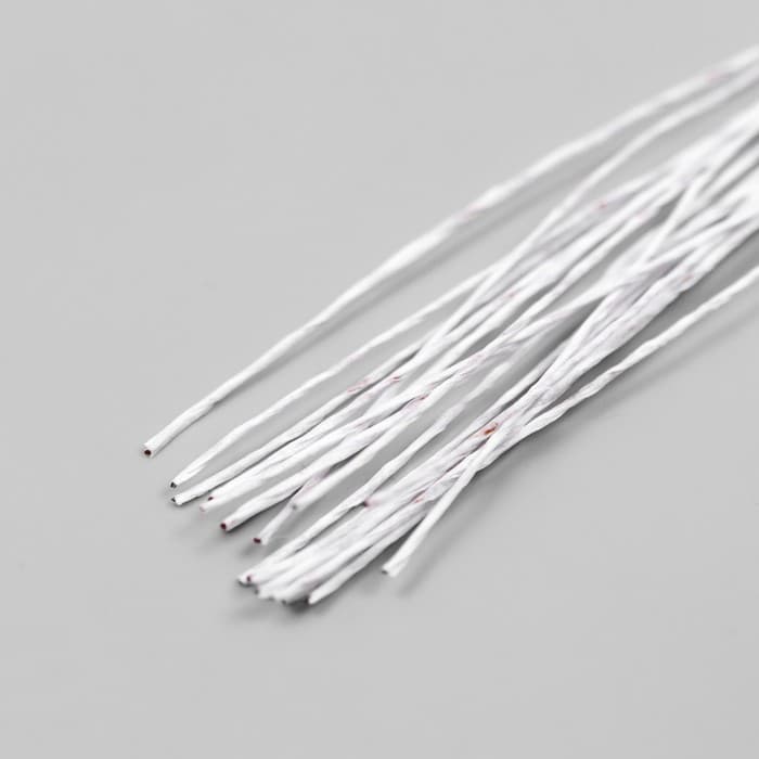 Проволока для творчества «Белая» (набор 20 шт.) 0.37 мм, 36 см