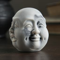 Фигурка «Многоликий Будда», мраморная крошка, 6 см