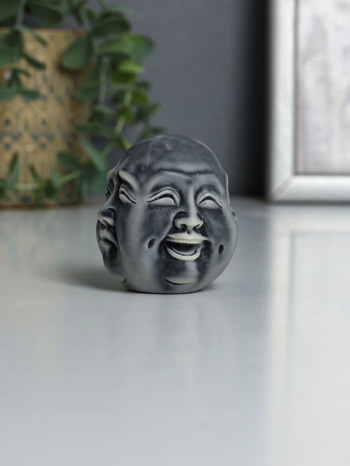 Фигурка «Многоликий Будда», мраморная крошка, 6 см