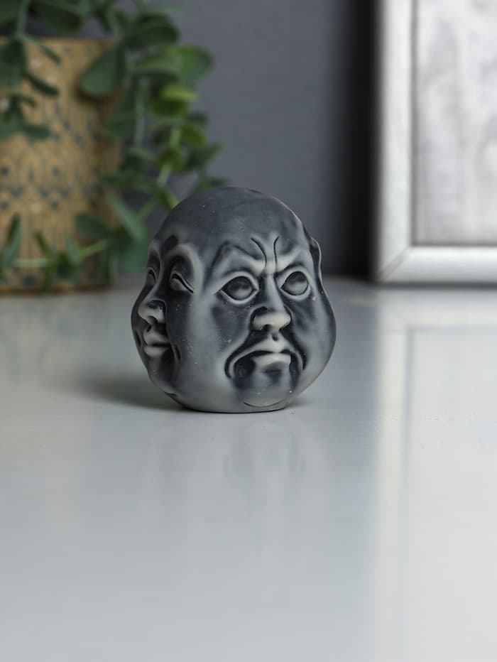 Фигурка «Многоликий Будда», мраморная крошка, 6 см