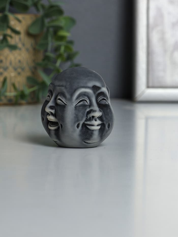 Фигурка «Многоликий Будда», мраморная крошка, 6 см