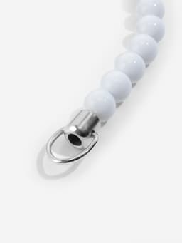 Ручка для сумки, 34×1.5 см, белая