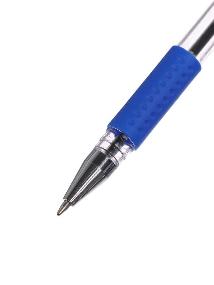 Ручка шариковая Calligrata, синий стержень, узел 0.5 мм, резиновый упор