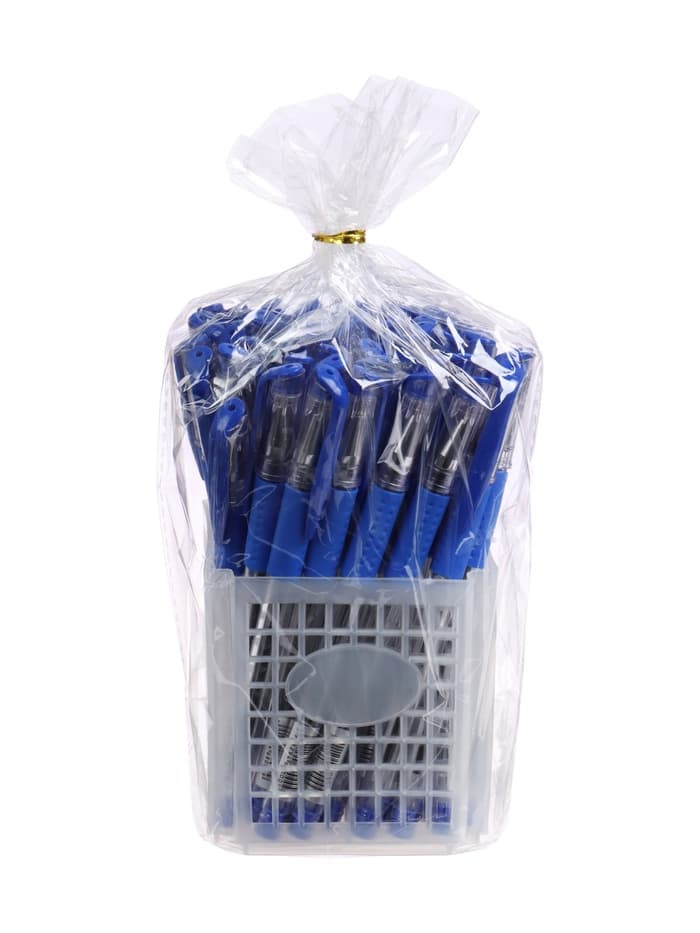 Ручка шариковая Calligrata, синий стержень, узел 0.5 мм, резиновый упор