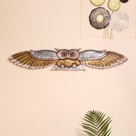 Настенное панно «Сова в полёте», 100×18.5×3 см
