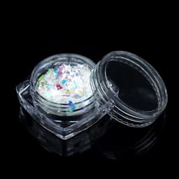 Радужные хлопья для декора «Битое стекло», голографические