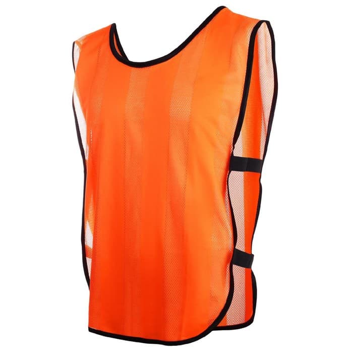 Манишка футбольная, р. 48-50, на резинке, оранжевая