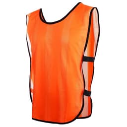 Манишка футбольная, р. 48-50, на резинке, оранжевая