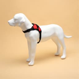 Шлейка К7, размер XL, ОГ 74-92 см, вес 28-47.5 кг, мягкая, светоотражающая, красная