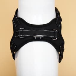 Шлейка К7, размер М, ОГ 52-66 см, вес 9.5-17.5 кг, мягкая, светоотражающая, чёрная