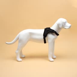 Шлейка К7, размер XL, ОГ 74-92 см, вес 28-47.5 кг, мягкая, светоотражающая, чёрная