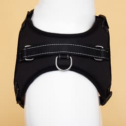 Шлейка К7, размер XL, ОГ 74-92 см, вес 28-47.5 кг, мягкая, светоотражающая, чёрная