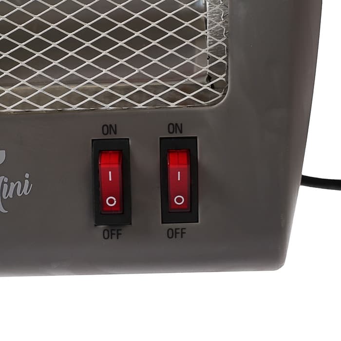 Обогреватель ENGY EN-505 mini, кварцевый, инфракрасный, 800 Вт, серый