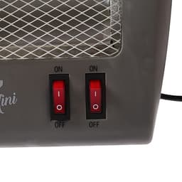 Обогреватель ENGY EN-505 mini, кварцевый, инфракрасный, 800 Вт, серый