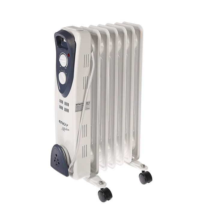 Обогреватель масляный ENGY EN-2207 Modern, 7 секций, напольный, 1500 Вт, 15 м², белый