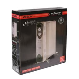 Обогреватель масляный ENGY EN-2211 Modern, 11 секций, напольный, 2500 Вт, 25 м², белый