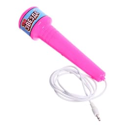 Микрофон ZABIAKA Микрофон на стойке «Ты звезда», высота 80 см, розовый