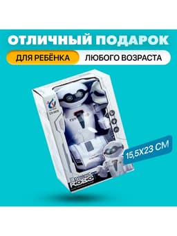 Робот «Шустрик», световые и звуковые эффекты, работает от батареек